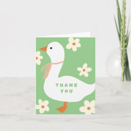 Witte Gans en Madeliefjes Dank Je Groen