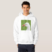 Witte gans hoodie (Voorkant volledig)