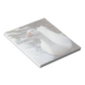 Witte gans notitieblok (Schuin)