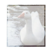 Witte gans notitieblok (Voorkant)