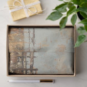 Witte Gans Rood Schuur Kunstwerk Decoupage Tissuepapier (Geschenk)