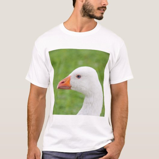 Witte gans t-shirt (Voorkant)