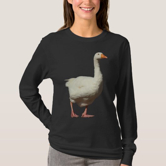 Witte gans t-shirt (Voorkant)