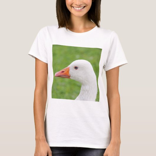 Witte gans t-shirt (Voorkant)