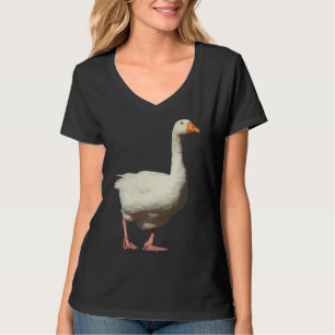 Witte gans t-shirt