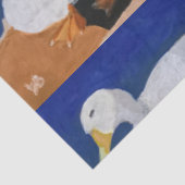Witte Gans Tissuepapier (Detail)
