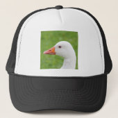 Witte gans trucker pet (Voorkant)