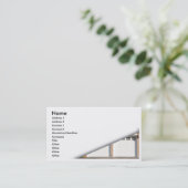 witte garagedeuren visitekaartje (Staand voorkant)