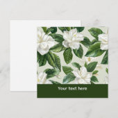 Witte Gardenia Bloemen (Voorkant / Achterkant)