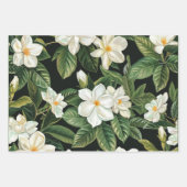 Witte gardenia bloemen inpakpapier vel (Voorkant)