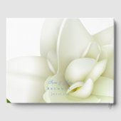 Witte Gardenia Bruiloft Gastenboek (Achterkant)