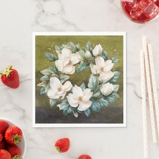 Witte Gardenia servetten (Insitu)