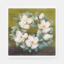 Witte Gardenia servetten