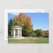 witte gazebo in het najaar briefkaart (Voorkant / Achterkant)