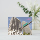 Witte gebouwen palmbomen Miami Florida reizen Briefkaart (Staand voorkant)