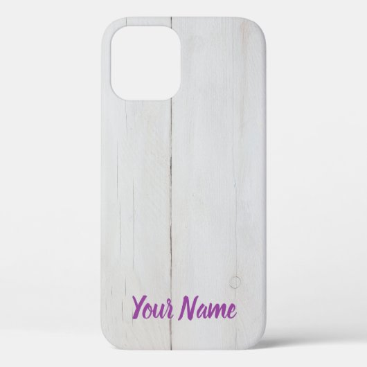 Witte gebruikte  houtstructuur als achtergrond Case-Mate iPhone case (Achterkant)