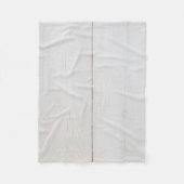 Witte gebruikte houtstructuur als achtergrond fleece deken (Voorkant)