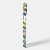 WITTE GEEL GRIJS BLAUWE MOSAISCHE CHEVRONNEN Case-Mate iPhone CASE (Achterkant / Rechts)
