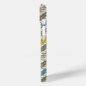 WITTE GEEL GRIJS BLAUWE MOSAISCHE CHEVRONNEN Case-Mate iPhone CASE (Achterkant / Links)