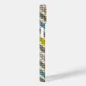 WITTE GEEL GRIJS BLAUWE MOSAISCHE CHEVRONS GEM MON Case-Mate iPhone CASE (Achterkant / Rechts)
