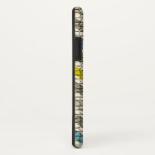 WITTE GEEL GRIJS BLAUWE MOSAISCHE CHEVRONS GEM MON Case-Mate iPhone CASE (Achterkant/rechts)