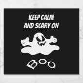 Witte geest bier etiket (Enkel label)