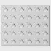 Witte Geest Boo Cadeaupapier (Vlak)