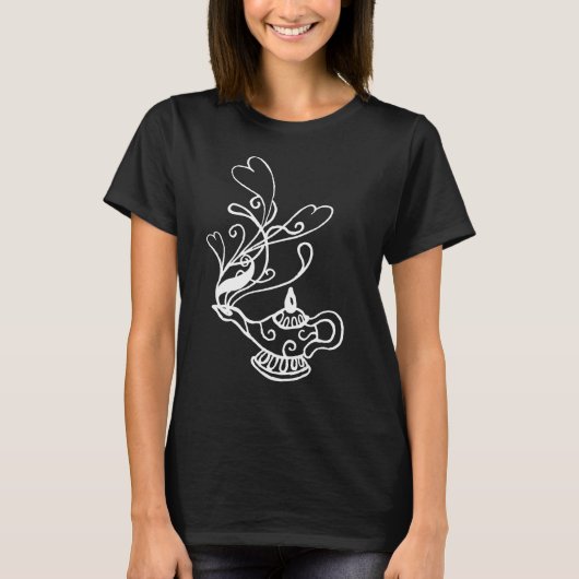 Witte Geest Lamp T-shirt (Voorkant)