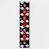 Witte Geest & Pompoen Banner – Halloween Decoratie (Verticaal)
