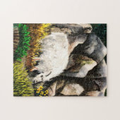 Witte Geit Junior Puzzel (Horizontaal)