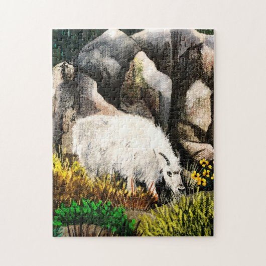 Witte Geit Junior Puzzel (Verticaal)