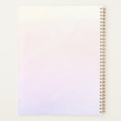 Witte geit met Flowers Planner (Achterkant)