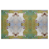 Witte geit stof (Fat Quarter)