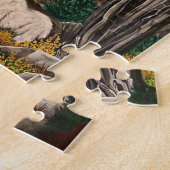 Witte Geiten van Mount Ireland Legpuzzel (Zijkant)