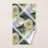 witte gele diepte bad handdoek (Handdoek)