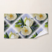 witte gele diepte bad handdoek (Handdoek)