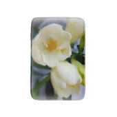 witte gele diepte badmat (Voorkant Verticaal)