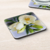 witte gele diepte bier onderzetter (Linkerzijde)