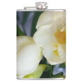 witte gele diepte heupfles (Voorkant)