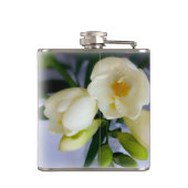 witte gele diepte heupfles (Achterkant)