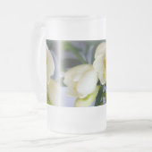 witte gele diepte matglas bierpul (Voorkant links)