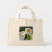witte gele diepte mini tote bag (Voorkant)