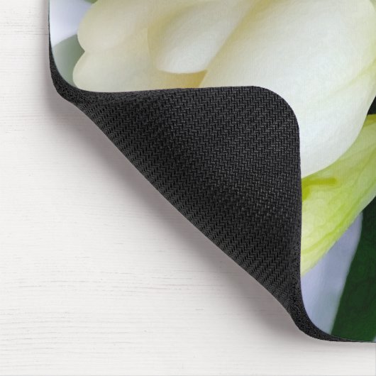 witte gele diepte muismat (Hoek)