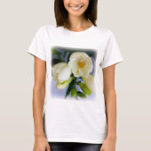 witte gele diepte t-shirt (Voorkant)