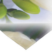 witte gele diepte tafelkleed (Gekanteld)