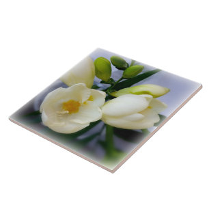 witte gele diepte tegeltje