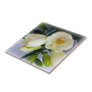 witte gele diepte tegeltje