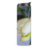 witte gele diepte thermosbeker (Gedraaid links)