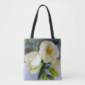 witte gele diepte tote bag (Voorkant)