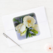 witte gele diepte vierkante sticker (Envelop)